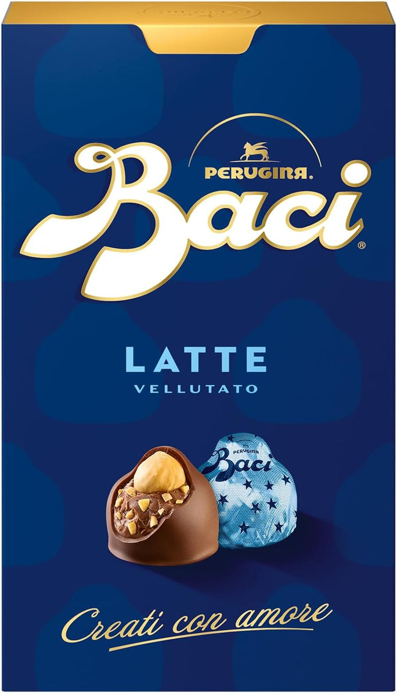 Cioccolatini con ripieno di cioccolato al latte e nocciola, scatola da 200g