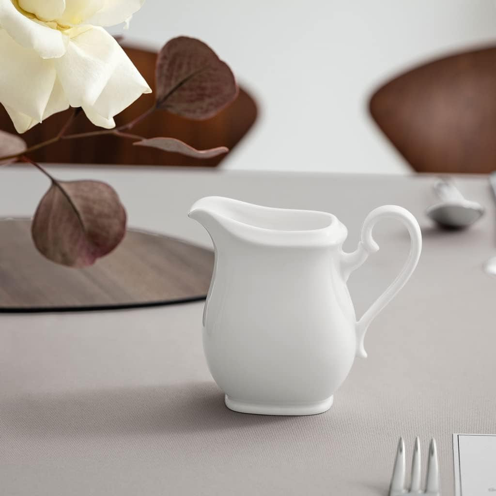 Villeroy & Boch Royal Lattiera, piccola lattiera dal design semplice, in porcellana Premium di alta qualità, lavabile in lavastoviglie, 250 ml