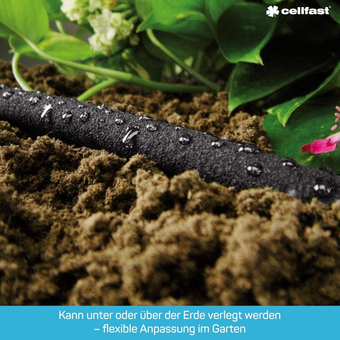 Tubo Per Irrigazione A Goccia Tubo Per Irrigazione 1/2" 7,5 M Set Di Tubi Da 3 Pezzi