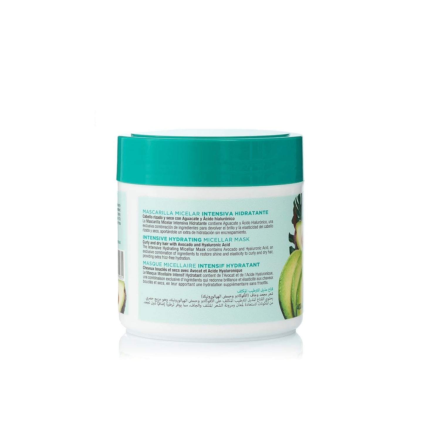 Maschera tulipano nero, intensiva, idratante, 400 ml Maschera per capelli Naty Shop