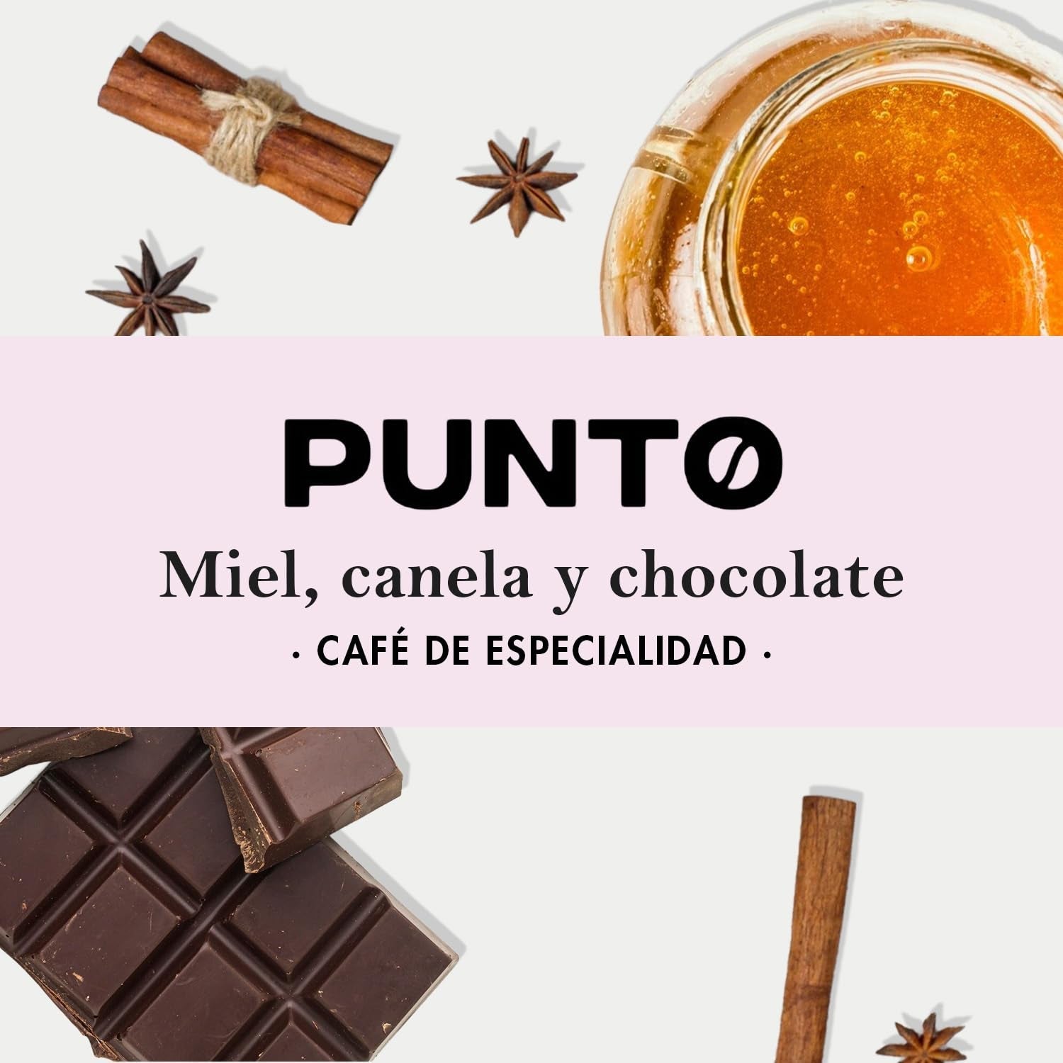 – Caffè etiope macinato – 250 g – Caffè speciale – Tostatura media – 100% Arabica – Note di miele, cannella e cioccolato – Acidità intensa – Corpo medio