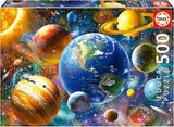 Educa - Puzzle 500 pezzi per adulti | Sistema solare, puzzle 500 pezzi per adulti e bambini da 11 anni, pianeti, spazio, spazio (18449) Puzzle Naty Shop Titolo predefinito