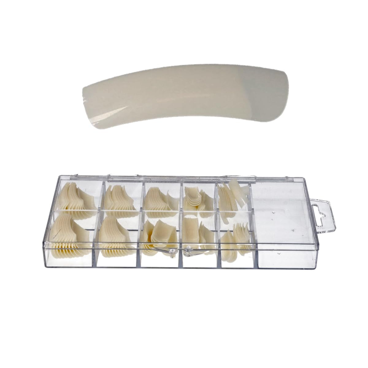 Sun Garden Nails gel trasparente monofasico 30ml + scatola da 100 tip + colla per tip 7ml