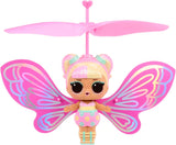 LOL Sorpresa! Magic Flyers Fairies Tots - Flower Child - Includes 1 doll and 1 magic wand in a flower-shaped pack, 2 to collect, Rose