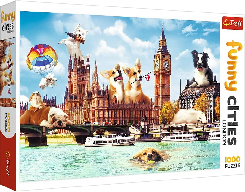 Puzzle - "1000" - Ritratti divertenti di cani Puzzle Naty Shop Dogs a Londra