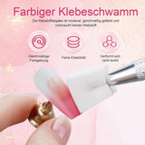 100 Stk Nail Art Schwamm con metallo, decorazioni per unghie, Baby Boomer, opera di rendering con blocchi di greifer, manicure gradiente Nail Art Schwamm, per set di pin, Nägel, decorazioni per unghie design