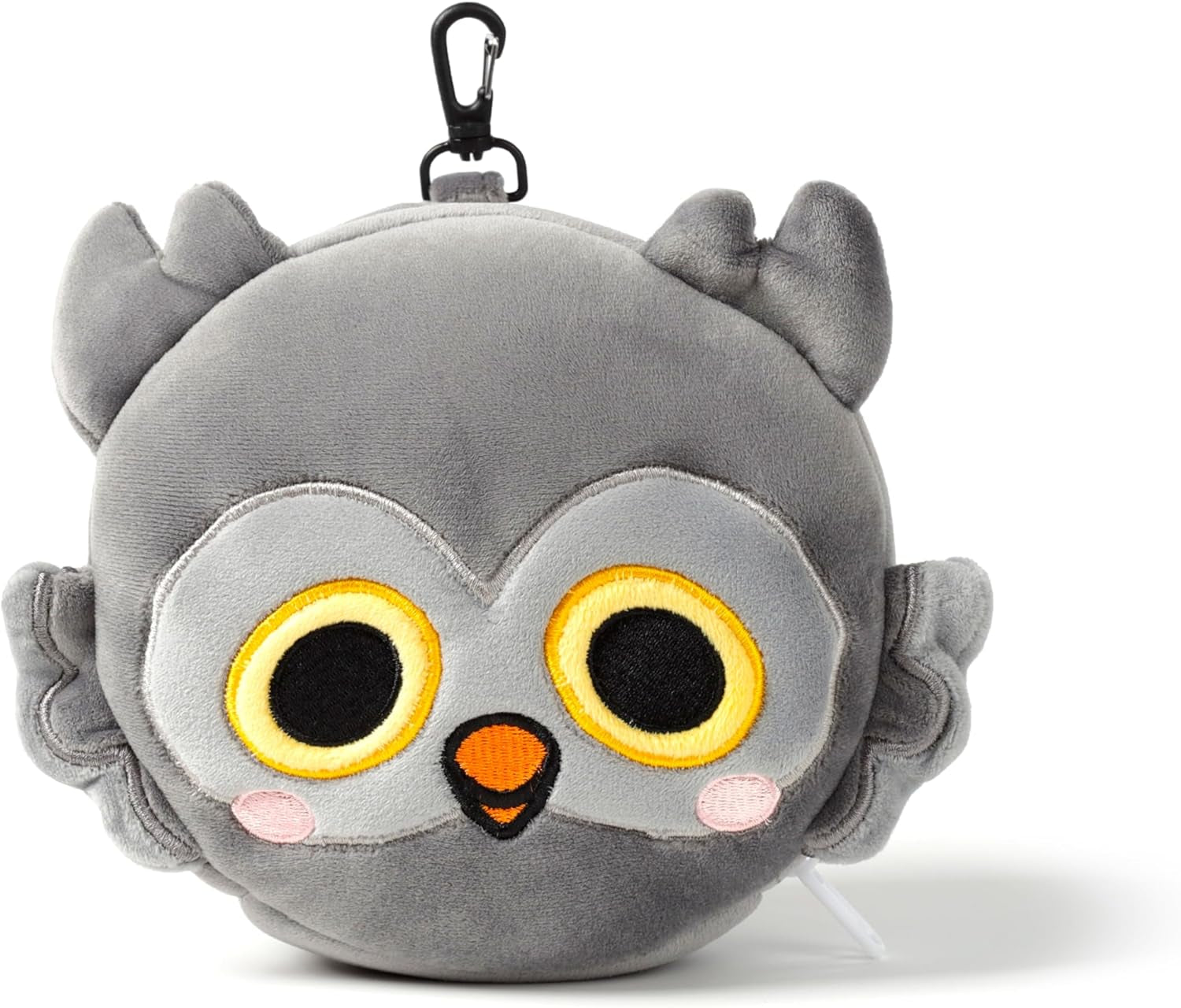 Cuscino da viaggio con maschera Relaxeazzz - Gufo Winston - Cuscini da viaggio con simpatici animali Naty Shop