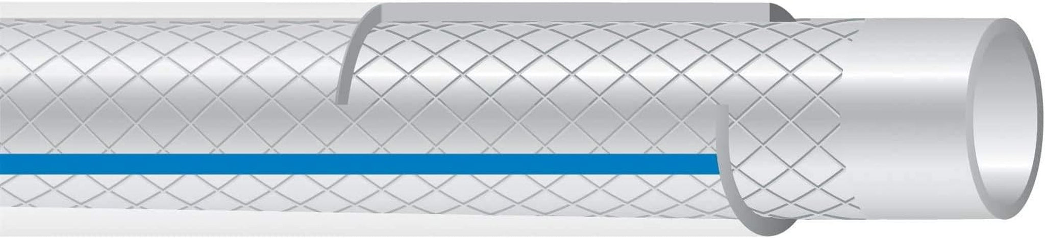 51525 – Tubo da giardino, 15 x 25 m, bianco