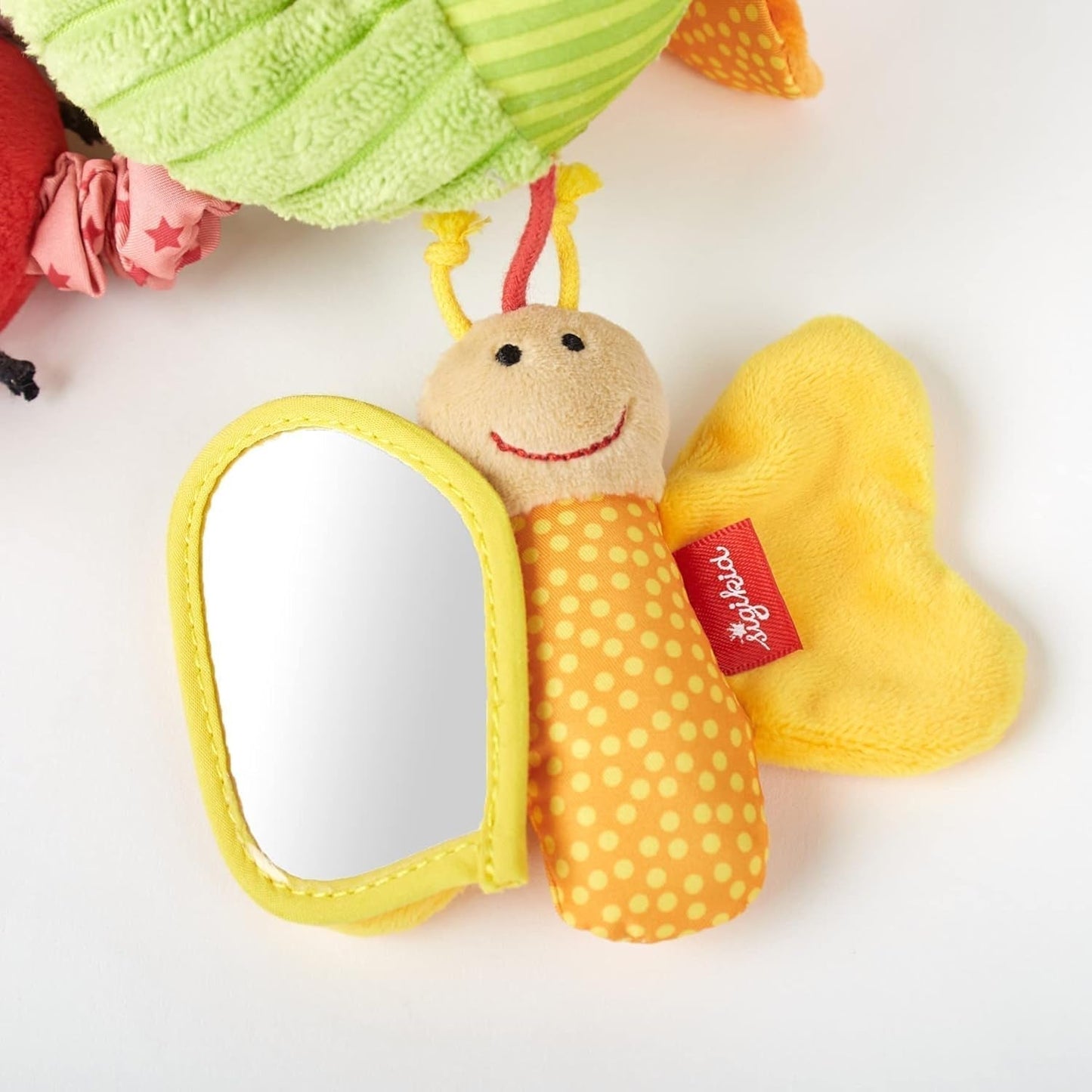SIGIKID 42249 Farfalla spirale attiva Baby Activity On Tour giocattolo per bambine consigliato dalla nascita multicolore Giocattoli Bebe Naty Shop