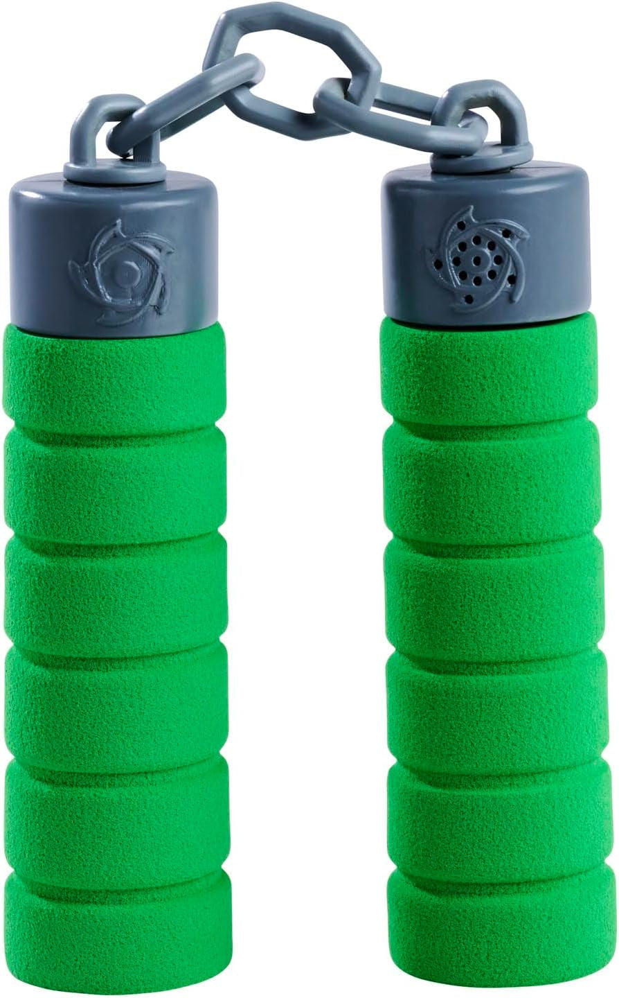 Successivo Ninja Nunchaku, suono, manico avvolto in materiale morbido, 13 cm, gioco di ruolo, da 3 anni, verde Action figures Naty Shop Titolo predefinito