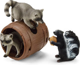 Schleich 42532 Divertimento intorno alle noci, Da 3 anni, WILD LIFE - Set da gioco, 6 pezzi Action figures Naty Shop