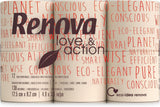 Carta igienica Renova Love & Action, Confezione Beige 9 X 12 Rotoli: 108