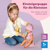 BABY Born Lena (Ragazza) - bambola 36 cm - 7 funzioni, compresi accessori e materasso - Funziona completamente senza batterie - Adatto a bambini piccoli a partire da 1 anno