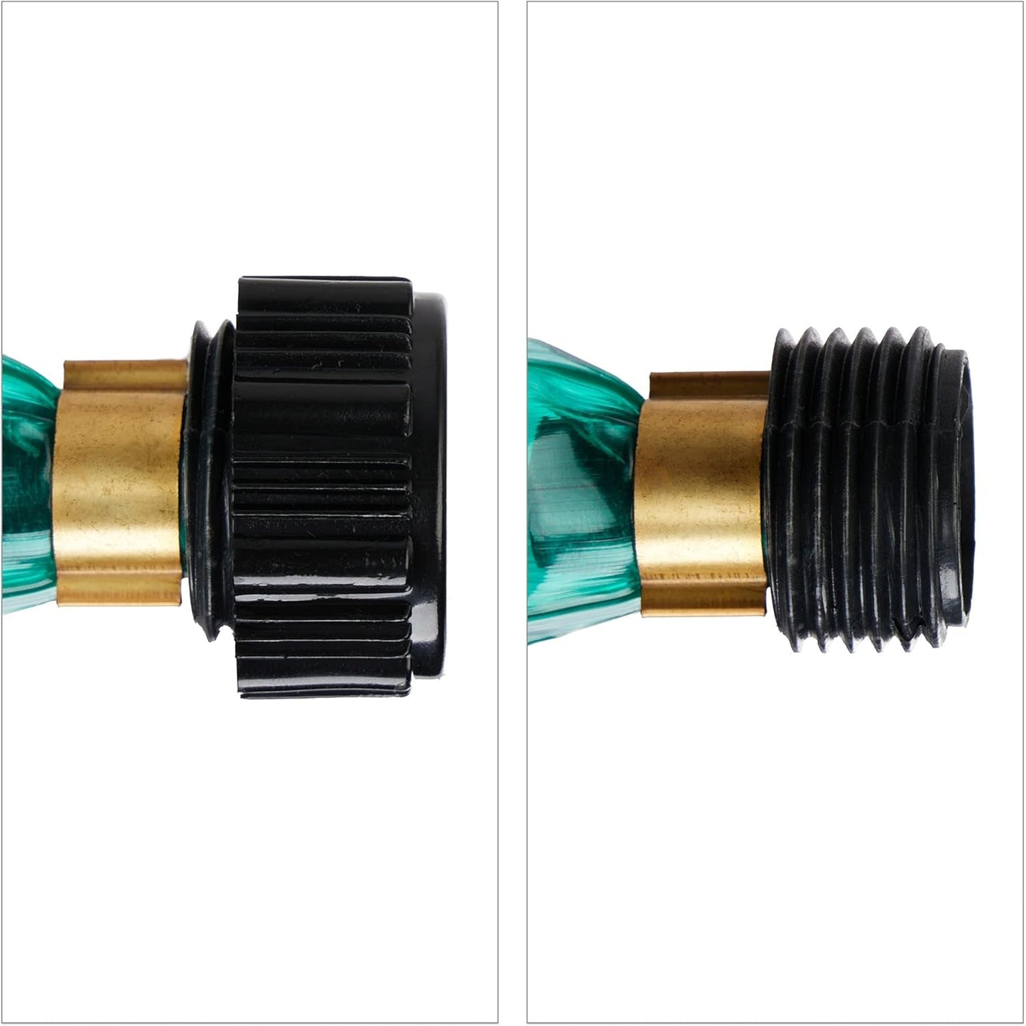 Relaxdays Tubo per irrigazione lunghezza 5 m, irrigazione uniforme degli strati del giardino, piatto, pronto per il collegamento, tubo per irrigazione, verde