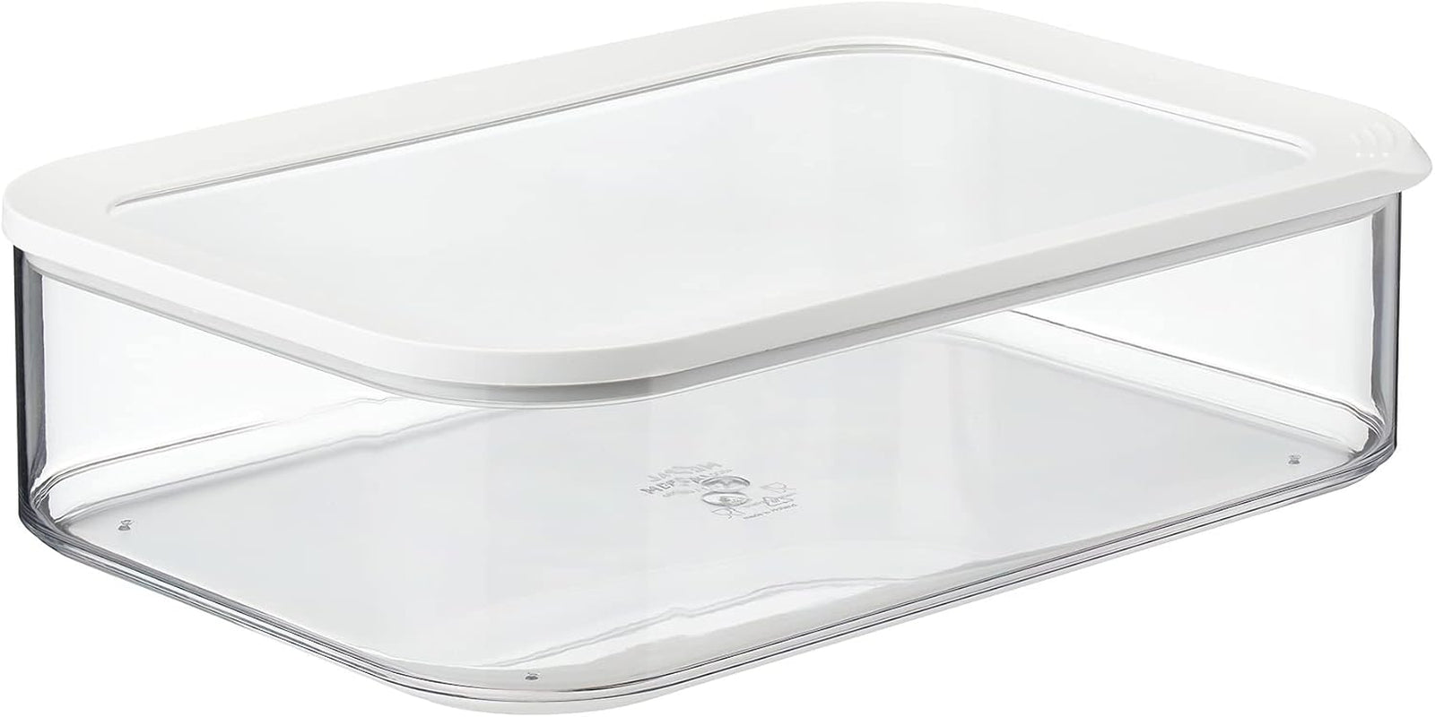 Mepal - Contenitore Frigo Modula XXL - Contenitore Alimenti con Coperchio - Organizer da Cucina e Contenitore in Plastica - Organizer Frigo Impilabile e Chiudibile - 4800ml - Contenitori Alimenti Bianchi Naty Shop