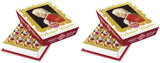 Reber Mozart palline al cioccolato fondente, confezione da 6 con marzapane e torrone, vegan - 1 x 120 g