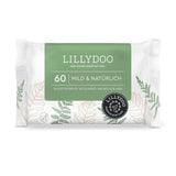 LILLYDOO Salviette umidificate Green, 600 salviette (10 x 60), salviette resistenti allo strappo 100% senza plastica - Senza profumo, delicate e naturali, detergenti delicati per pelli sensibili, dermatologicamente testate