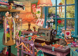 Schmidt Spiele 59654 Puzzle segreto, Nella stanza del cucito, puzzle 1000 pezzi Puzzle Naty Shop