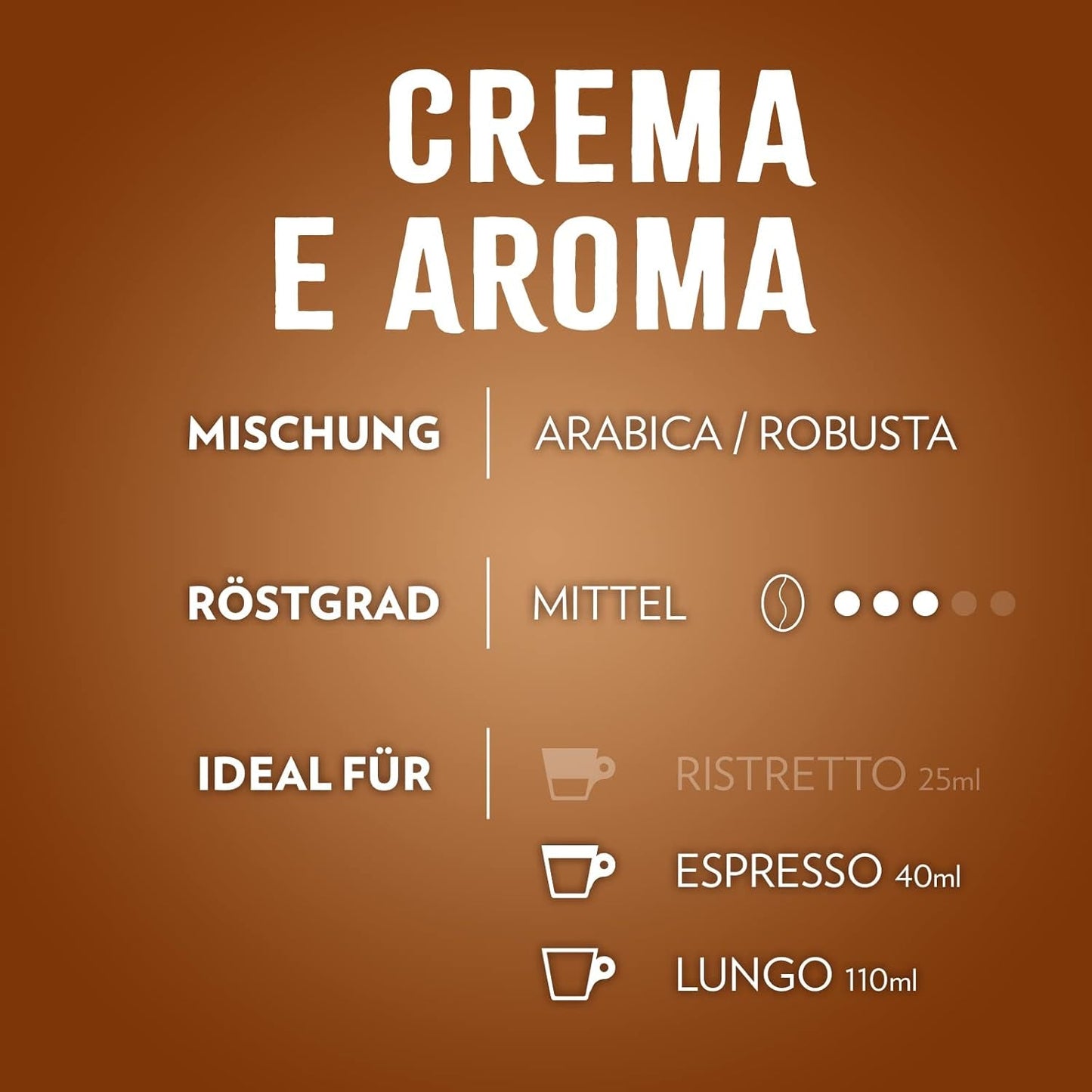 Lavazza Crema E Aroma, gusto cremoso e aromatico, Röstung medio, 18 cialde