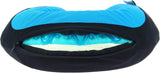 Kine Travel 169803 Cuscino per collo in gel Cuscino da viaggio ergonomico approvato dalla fisioterapia Cuscini da viaggio neri e blu Naty Shop
