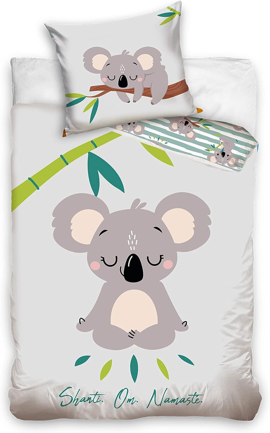 Biancheria da letto per bambini e ragazzi, unisex, Ursulet Koala, cotone Biancheria da letto - bambini Naty Shop Default Title