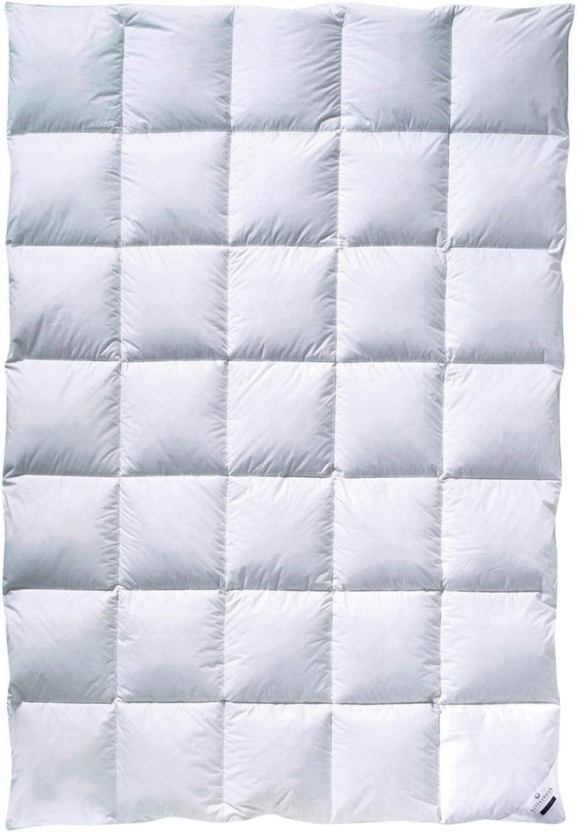 Piumino Billerbeck Martina® - Piumino 135 X 200 Cm - Piumino per tutte le stagioni - Adatto a chi soffre di allergie - 90% piumino d'oca, 10% piume d'oca - Bianco Naty Shop Trapunte e Trapunte Medio (M) 155 X 220 Cm