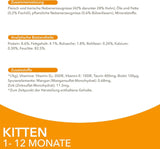 IAMS Delights Kitten Nassfutter - Multipack Katzenfutter mit Hunn in Sauce, alta qualità Futter für Junior Kätzchen von 1-12 Monate, 12 x 85 g