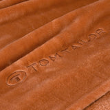 TOM TAILOR Coperta Wellsoft, 150X200 Cm, 100% Poliestere/Wellsoft, logo ricamato, WELLSOFT BLANKET Arancione (Warm Coral) Coperte e Trapunte Naty Shop