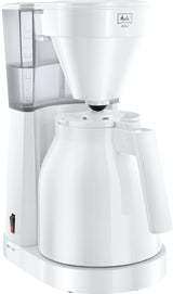 Melitta Easy – Macchina per caffè espresso con filtro e caraffa in vetro, fino a 10 tazze di caffè, nera