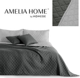 Decoking Copriletto 200 X 220 Cm Grafite Antracite Grigio Argento Copriletto double face di facile manutenzione Axel Beds and Blankets Besuche den DecoKing-Store