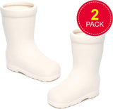 Vasi in ceramica per bambini Baker Ross 'Wellies' (confezione da 2)