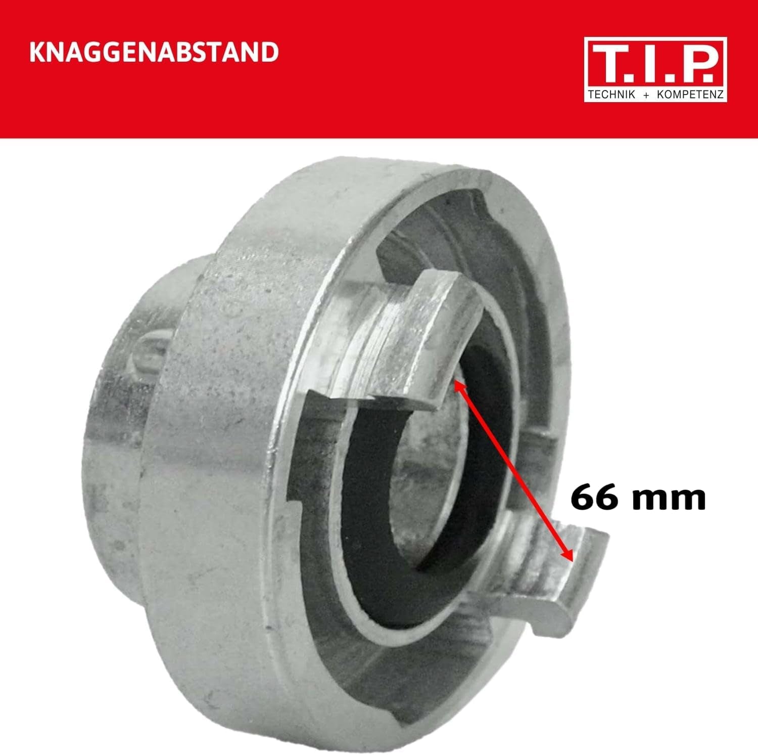 Giunto Storz TIPO C 52, filettatura interna da 2", per tubi e raccordi con O-ring in nitrile per inserti di aspirazione e pressione, in alluminio, 31092