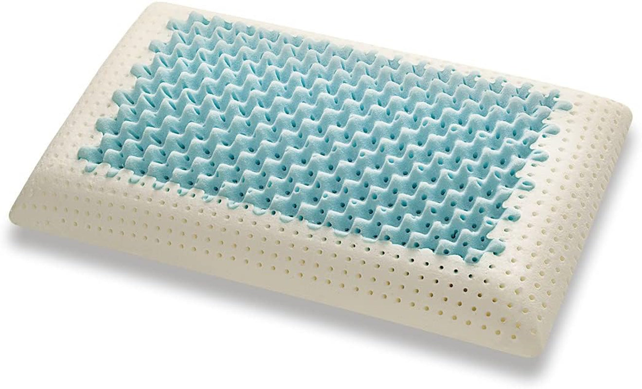 Marcapiuma - Coppia cuscini cervicale in memory - Miss & Mister - Parte ultra traspirante - Fodera in cotone 100% - Ortopedico - Guanciale Visco Memory Foam - PRODOTTO MEDICO - Cuscini standard Made in Italy Naty Shop