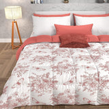 PETTI Artigiani Italiani - Trapunta invernale, Trapunta invernale, Trapunta semplice, Double face, Stampa monocolore e digitale, Microfibra anallergica 100% Made in Italy Trapunte e trapunte Naty Shop Botanic 03 Powder Letto singolo