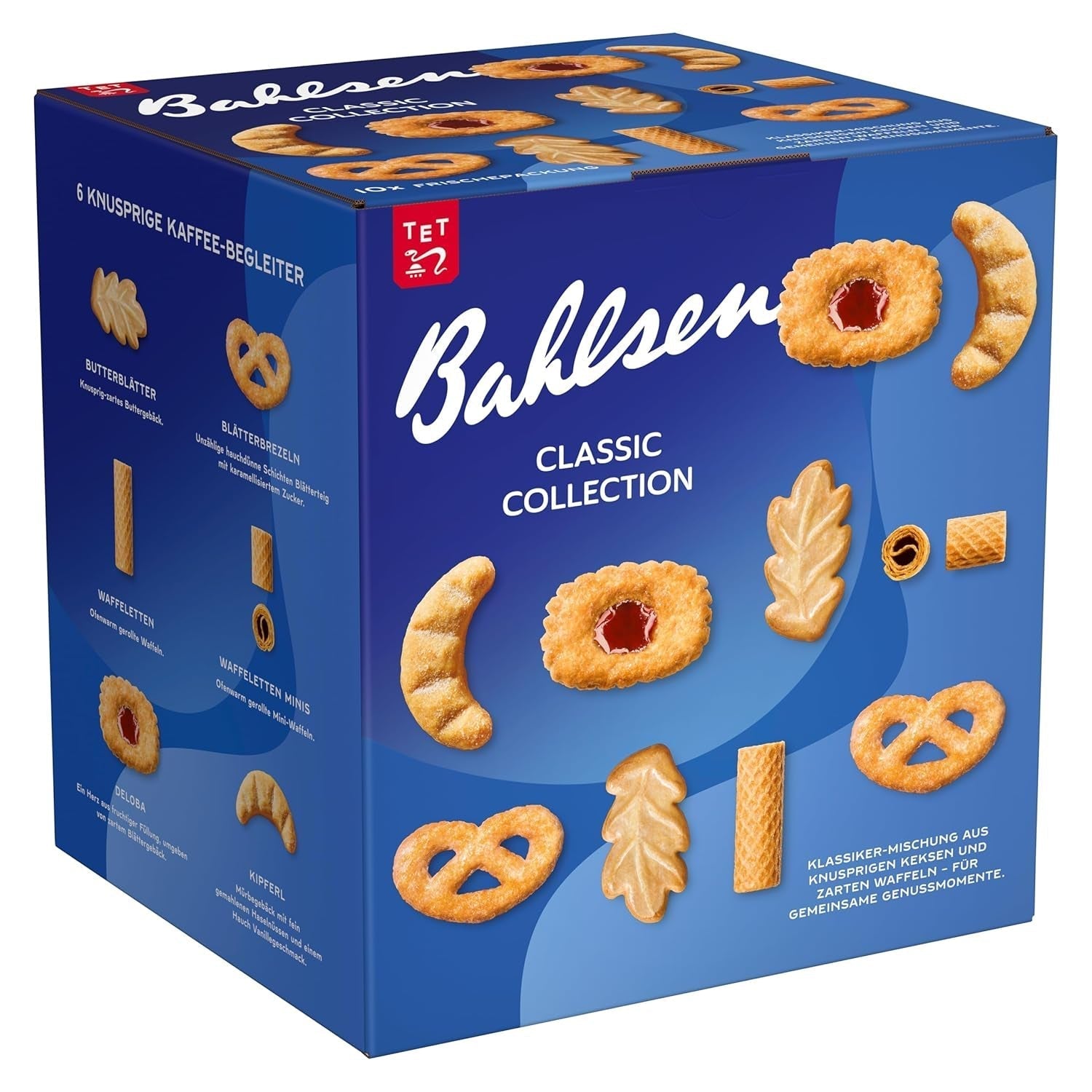 Bahlsen Caroline Collection - Confezione da 1 - Mix di biscotti e wafer (10 x 161 g/ 1610 g)