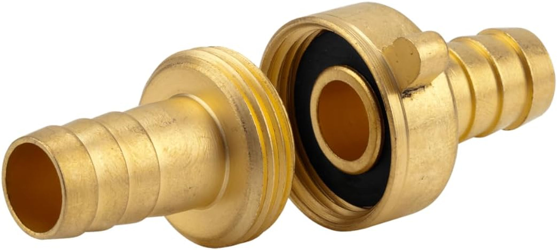 Gardena Raccordo per tubo in ottone, 3 pezzi: raccordo di prolunga per tubo, filettatura 26,5 mm (G 3/4 pollici), per tubi da 13 mm (1/2 pollici) (7151-20)