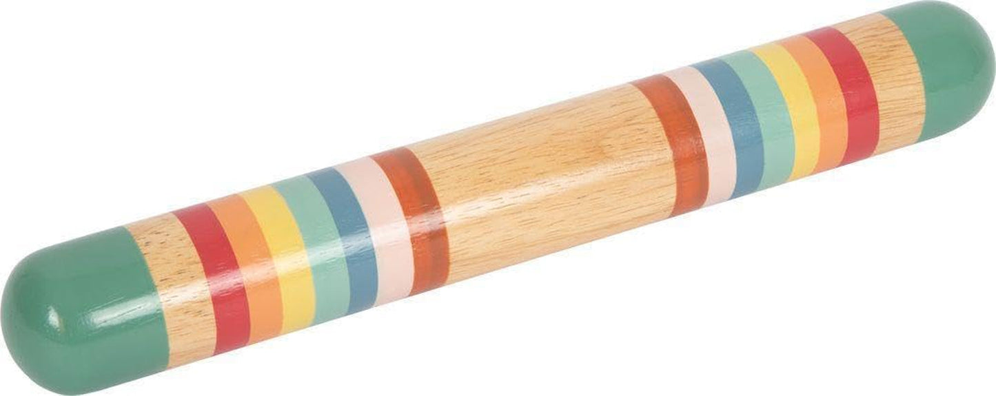Sonaglio Rainmaker "Safari" Small Foot, affascinante giocattolo sensoriale in legno, per bambini a partire da 6 mesi, 12458 Jucarii Bebe Naty Shop Rainmaker Safari