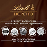 Cioccolata Lindt | FIORETTO Set regalo Zabaione | 138 g | 6 praline di cioccolato al latte con ripieno di tartufo Zabaione e copertura croccante, contenenti alcool | Regalo di cioccolato