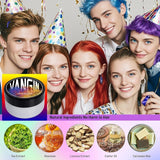 Tintura temporanea per capelli verde, Tonalità per capelli per uomo e donna, Pomata naturale per capelli, Cera colorante per capelli per feste, cosplay e Halloween, Natale, Tintura temporanea per capelli in crema (100 g, Verde) Naty Shop Tinture per capelli