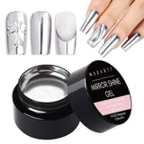 Makartt Gel per Nail Art 3D - Gel per Colla con Strass 15G per Portachiavi per Unghie, Gel per Scultura per Unghie Multifunzionale per Design delle Unghie Fai da Te, Scultura per Unghie Modellazione delle Unghie a Casa (Trasparente)