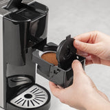 Macchina per caffè espresso multicapsula Princess 5 in 1 - Compatibile con Nespresso, Dolce Gusto, Lavazza a Modo Mio e cialde ESE, Capacità 0,8 L, 1450 W, Argento, Nero