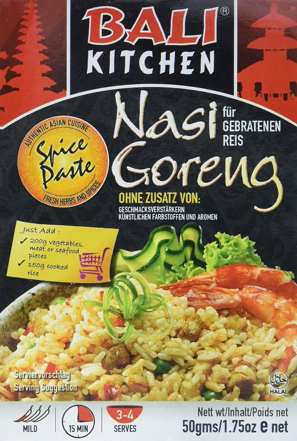 Nasi Goreng, confezione da 15 (confezione da 15 x 50 g)