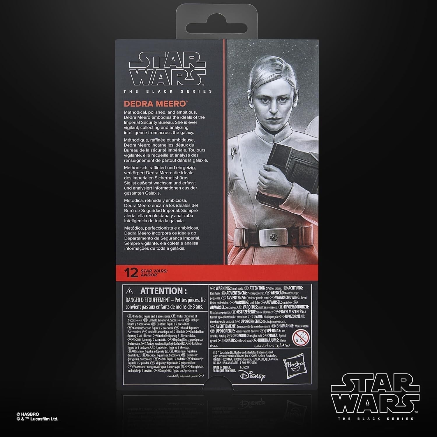 Star Wars Black Series Dedra Meero Andor Figura da collezione, Action Figure da 15 cm Naty Shop