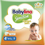 Pannolini per bambini Sensitive taglia 4, Maxi (8-13 kg), 20 pezzi
