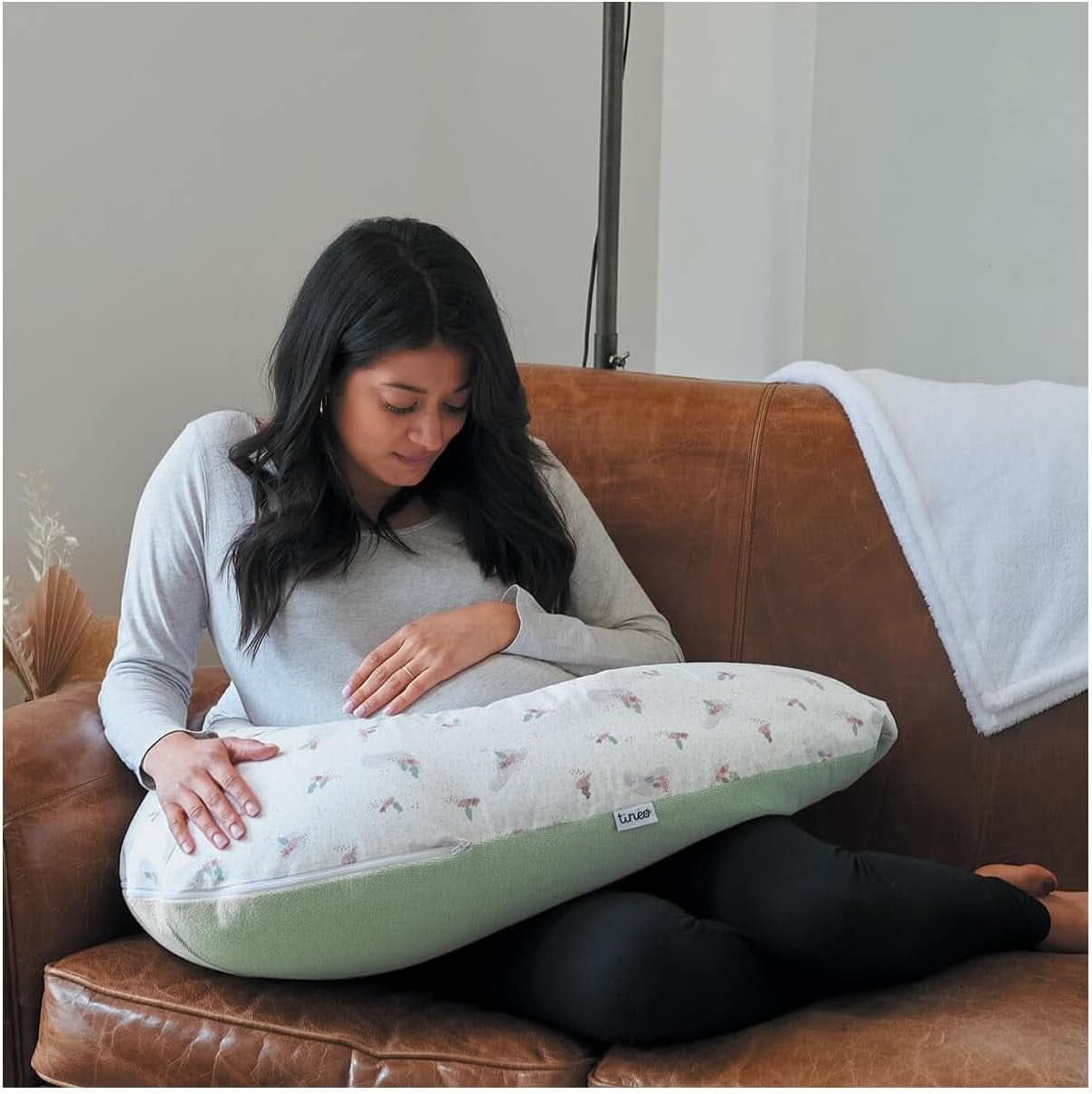 Cuscino gravidanza - Cuscino allattamento - Cuscino multifunzione 2 in 1 - Sfoderabile 78 X 44 cm Accessori Alimentazione e Allattamento Bebe Naty Shop