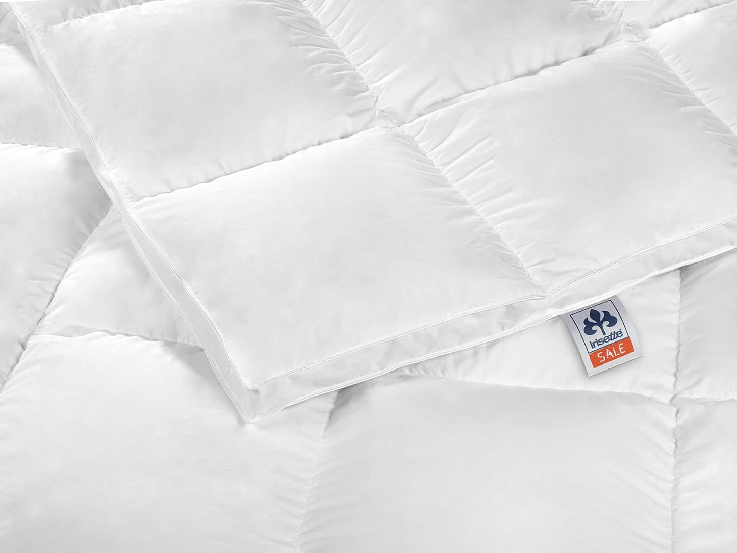 Piumino Irisette Nora Piumino estivo leggero con fodera in cotone 100%, imbottitura in piuma 100% classe I, 135 X 200 cm, certificato Oeko-Tex, prodotto secondo lo standard di qualità tedesco Naty Shop Piumini e Trapunte Extra Calde 200 X 200 Cm