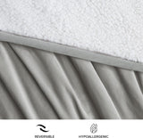 UGG 01465 Bliss Sherpa Coperta da tiro Completamente reversibile per divano o letto Lavabile in lavatrice Facile da pulire Coperte di lusso di grandi dimensioni in morbido peluche 178 x 127 cm Seal Naty Shop Piumini e trapunte