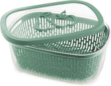 Sega per conservare sapore frutta, plastica, verde, 4 LT - rettangolare Scatole conservazione alimenti Naty Shop