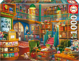 Educa - Puzzle da 1000 pezzi per adulti | Biblioteca. Dimensioni: 68X48 cm. Include la colla per puzzle Fixpuzzle. Per 14 anni (19925) Puzzle Naty Shop Titolo predefinito