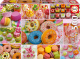 Educa - Puzzle da 500 pezzi per adulti | Collage di caramelle. Dimensioni: 48X34 cm. Include la colla per puzzle Fixpuzzle. Per 11 anni (19904) Puzzle Naty Shop Titolo predefinito